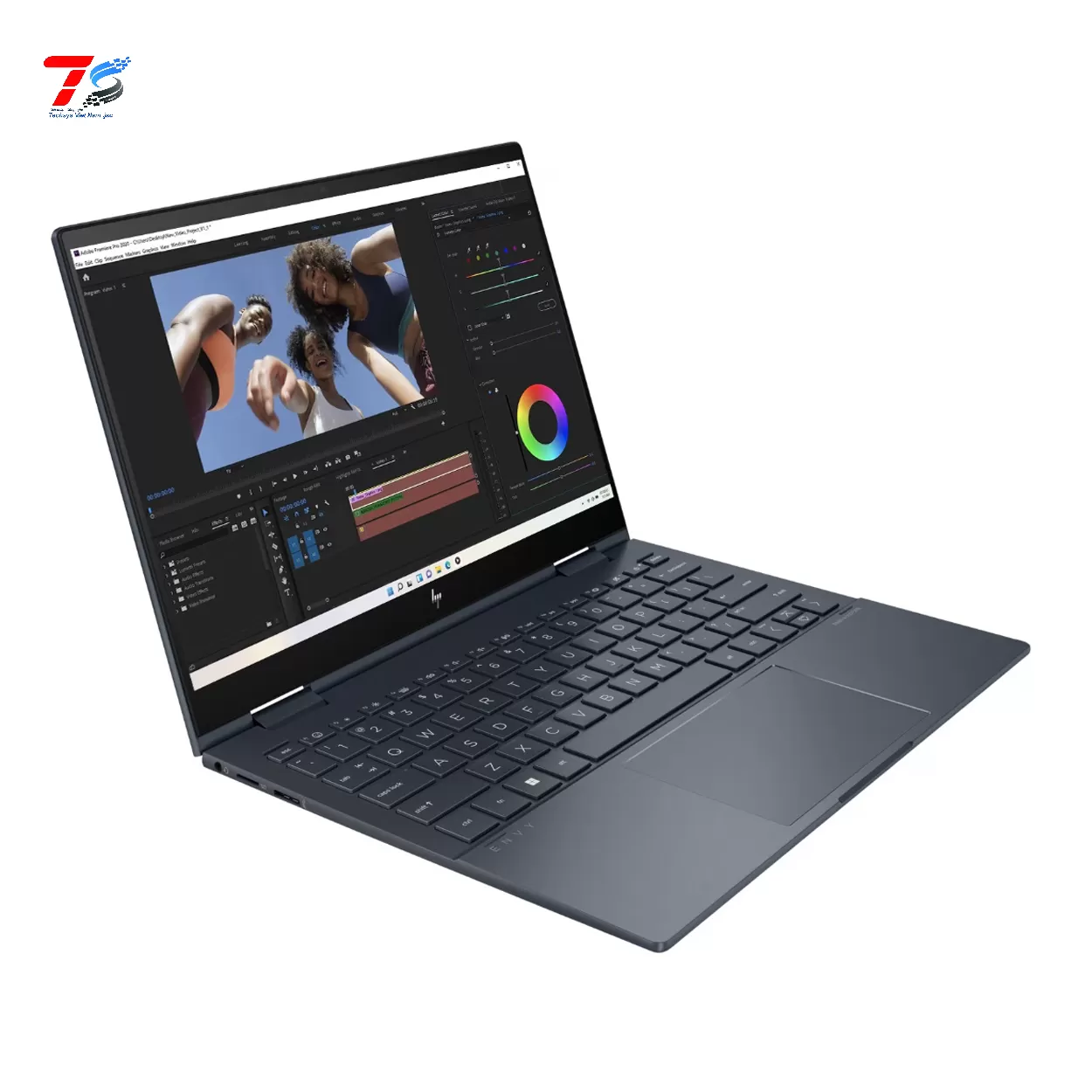 Máy tính xách tay HP Envy X360 13-bf0090TU i7-1250U/16G/512GSSD/13.3T_2.8K/OLED/PEN/W11H/XANH (76B13PA)